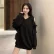 Sweet Bow Off Shoulder Sweatshirts Women Long Sleeve Casual Loose Korean Tops