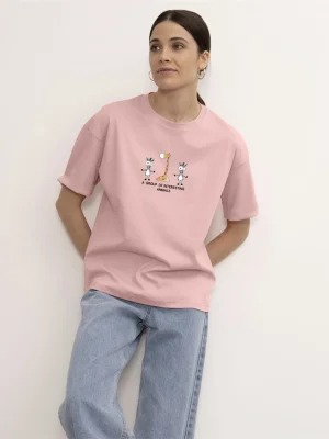 Trendy Cartoon Graphic T-shirt Women 2023 Summer 100% Cotton Short