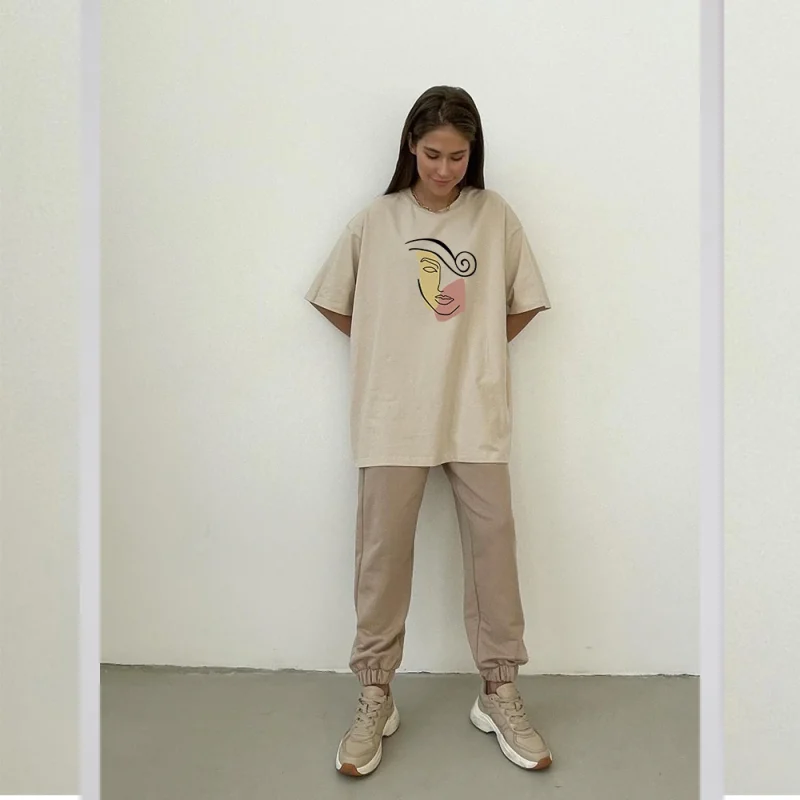Vintage Graphic Printed T-Shirt Women Soft Casual Short Sleeve Summer Cotton - Image 6