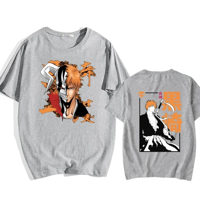 Bleach T-Shirt Harajiku Hip Hop Casual Loose Unisex Anime TShirt Ladies