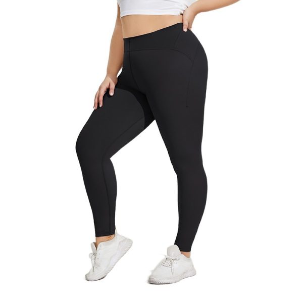 Plus Size High-Waist Yoga Pants for Peach Hip & Fitness - Image 4