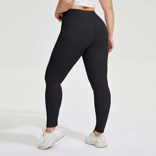 Plus Size High-Waist Yoga Pants for Peach Hip & Fitness - Image 5