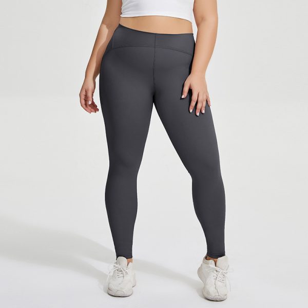 Plus Size High-Waist Yoga Pants for Peach Hip & Fitness - Image 6