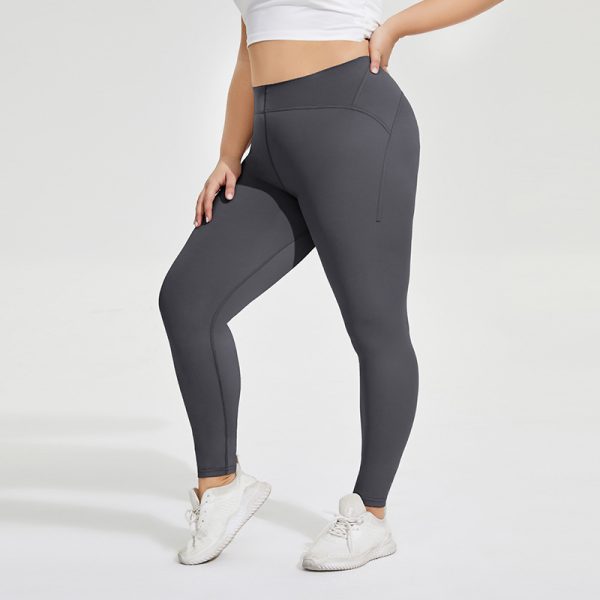 Plus Size High-Waist Yoga Pants for Peach Hip & Fitness - Image 7