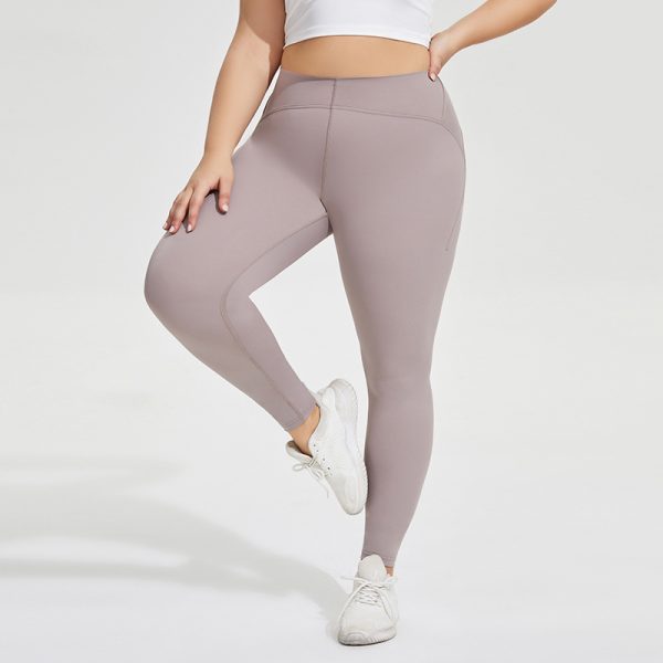 Plus Size High-Waist Yoga Pants for Peach Hip & Fitness