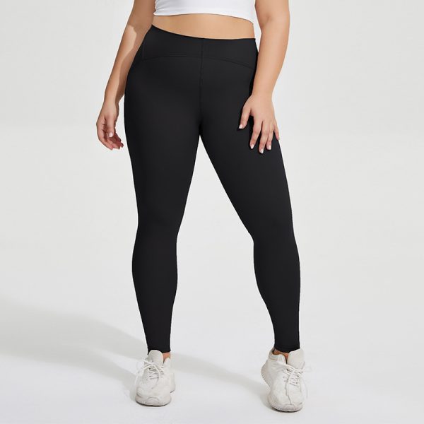 Plus Size High-Waist Yoga Pants for Peach Hip & Fitness - Image 3