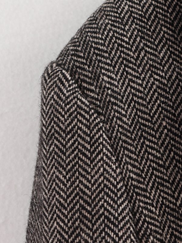 Fall Women’s Casual Herringbone Wool Blazer - Image 7