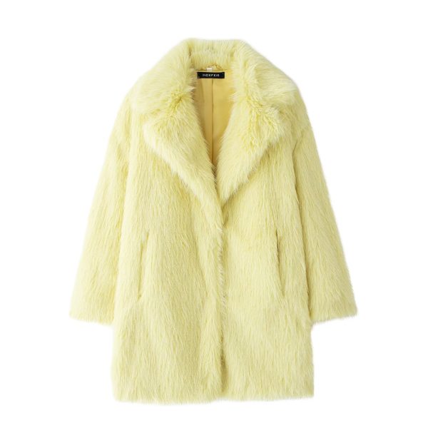 Winter Artificial Fur Effect Coat for Women - Image 5