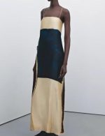 Retro Printed Slip Dress