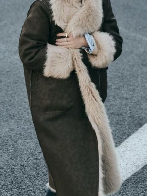 Autumn Winter Women’s Double-Sided Long Wear Overcoat