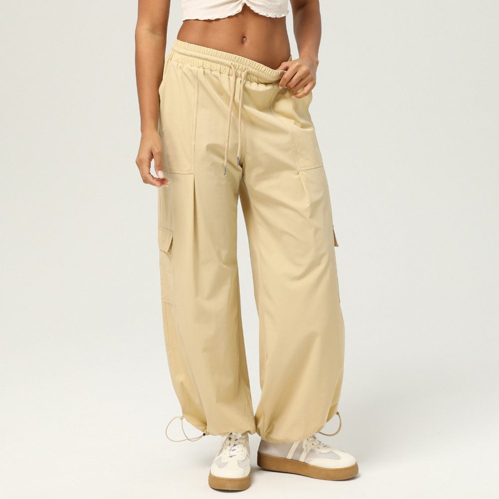 Women’s Casual Loose Overalls with Pockets and Wide-Leg Fit