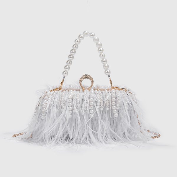 Women’s Pearl Chain Crossbody Shoulder Bag