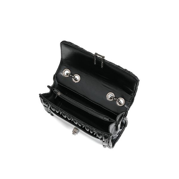 High-Grade Pleated Chain Lock Bag - Image 3