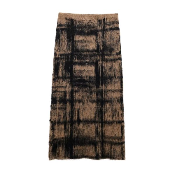 Women’s Plaid Jacquard Sweater and Skirt Set - Image 6