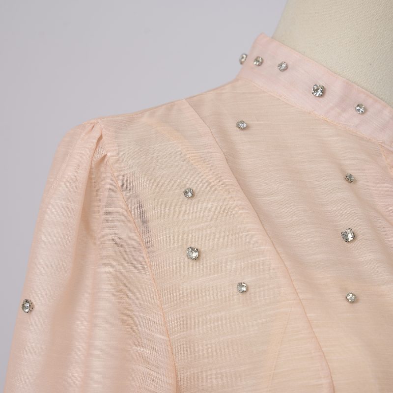 Solid Color Belted A-Line Dress with Suspenders for Spring and Autumn - Image 6