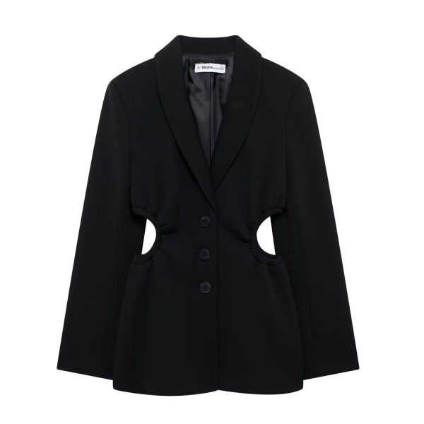 Autumn Winter Cropped Casual Blazer for Women - Image 2