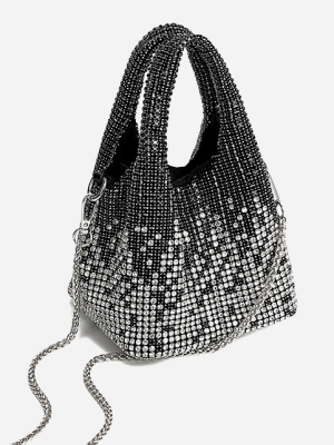 Full Diamond Rhinestone Bucket Bag