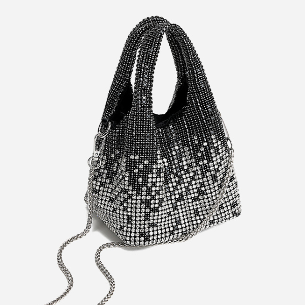 Full Diamond Rhinestone Bucket Bag