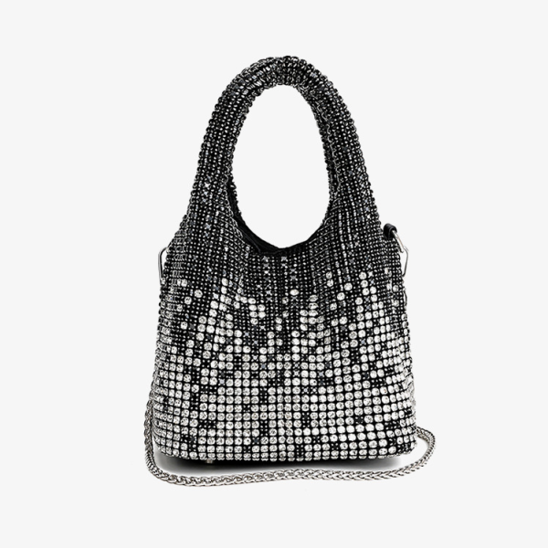 Full Diamond Rhinestone Bucket Bag - Image 2