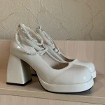 Vintage Patent Leather Platform Pumps photo review