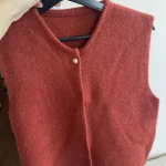 Knitted Vests Women Spring Autumn O-Neck Solid Color photo review