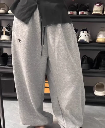 Gray Oversized Sweatpants: Y2K Harajuku Fashion photo review