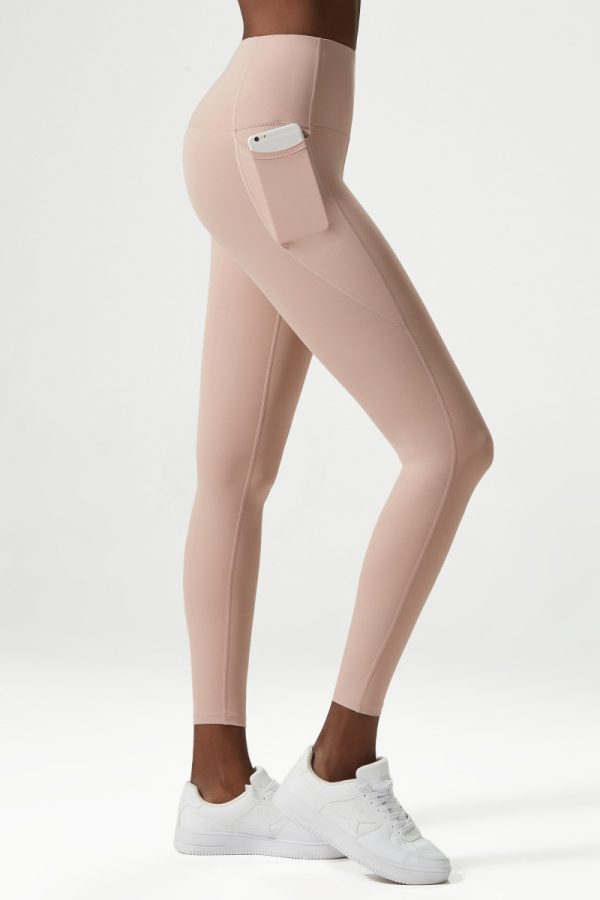 Anti-Curling Sports Tights, Ankle-Length Workout Pants - Image 5