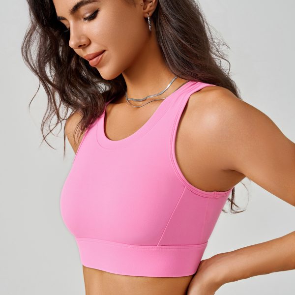 High-Strength Shockproof Sports Bra with Beauty Back Design - Image 3