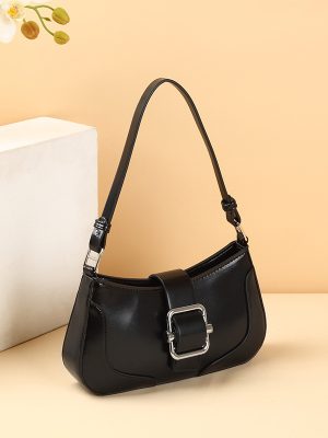 Moon Bag High-End Retro Sexy Baguette Shoulder Messenger Bag