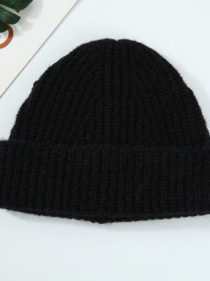 Women’s Big Head Wool Blend Beanie Hat for Winter