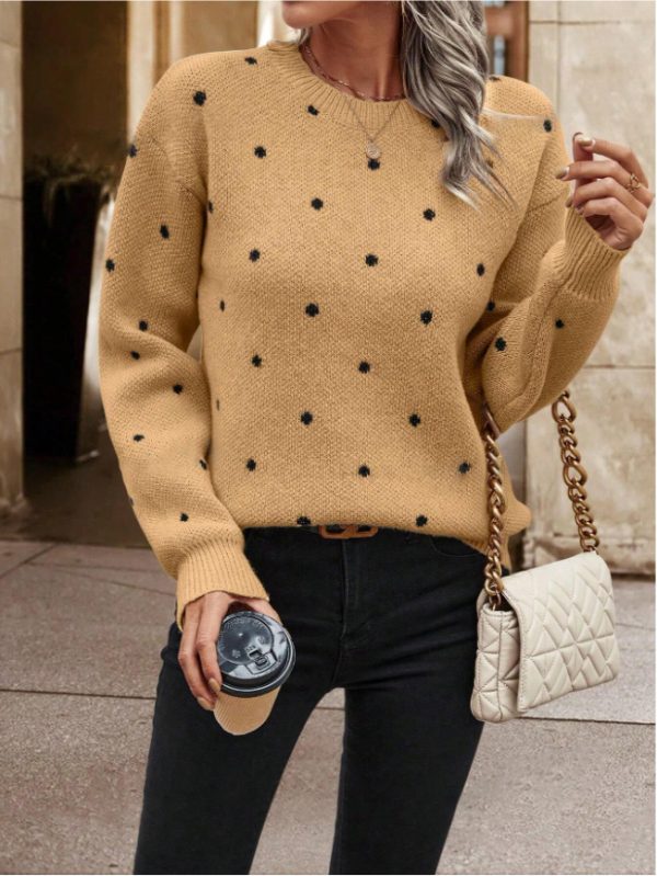 Women’s Round Neck Long Sleeve Pullover - Image 5