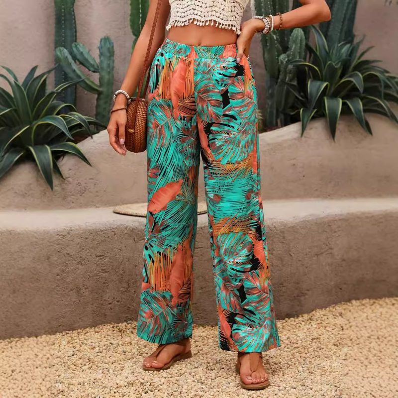 Women’s High-Waist Wide-Leg Pants for Spring & Summer