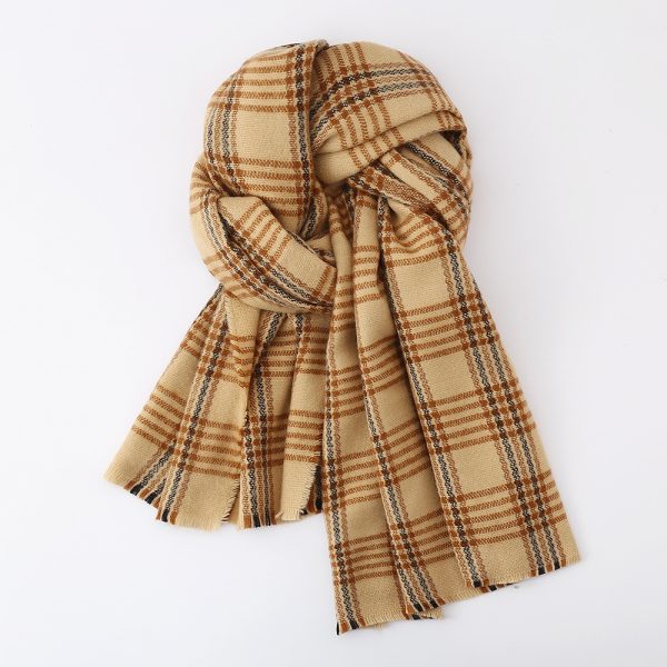 Women’s Cashmere-Like British Plaid Scarf - Autumn Winter Couple Scarf