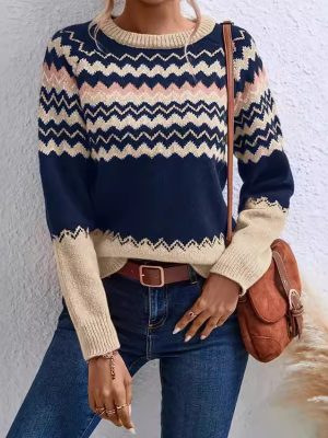 Women’s Round Neck Knitted Sweater