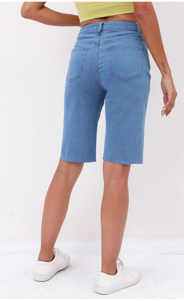 Elastic Loose Wide-Leg Denim Pants for Women Summer Jeans - Image 4