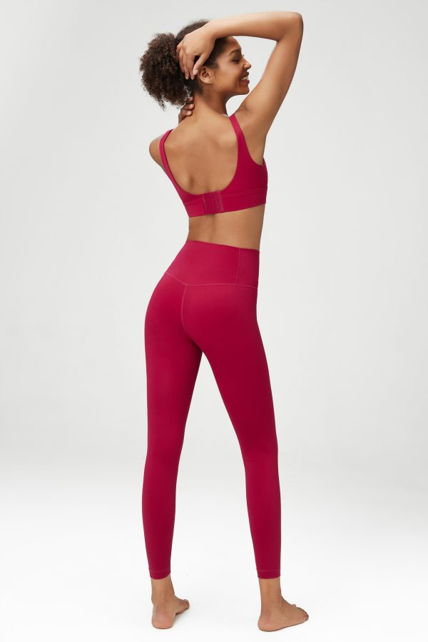 Women’s Lycra Yoga Suit – Two-Piece Sports Fitness Outfit for Workouts - Image 4