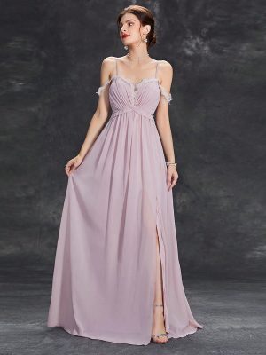 Elegant Sling Ball Gown Evening Dress for Parties