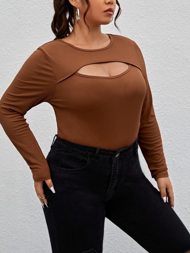 Plus Size Women’s Sexy Slim Fit Office Jumpsuit – Autumn Winter Bodysuit - Image 3