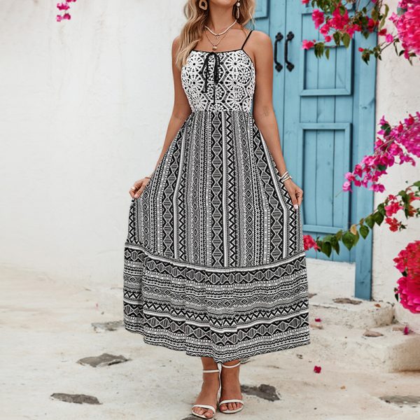 Bohemian Slip Dress for Casual Office Wear - Image 2