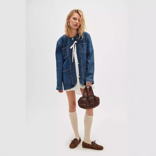 Women's Casual Loose-Fit Retro Cowboy Denim Coat