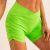 Glossy Lime Shorts