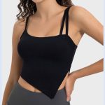 Summer Spaghetti Strap Padded Sports Yoga Vest with Back Shaping Support - Image 4