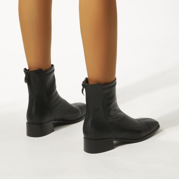 Women’s Martin Boots - Thick Sole British Style Ankle Boots - Image 3