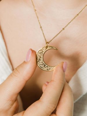 Light Luxury Stainless Steel Symbol Necklace for Women