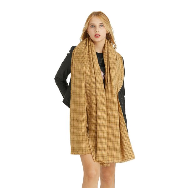 Thickened Cashmere Plaid Scarf for Couples - Autumn & Winter