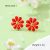 NMSE-D248-1 Red Small Earrings