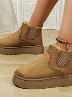 Women’s Platform Snow Boots with Cotton Lining