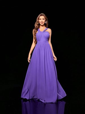 Elegant Off Shoulder V-Neck Cocktail Evening Dress for Women