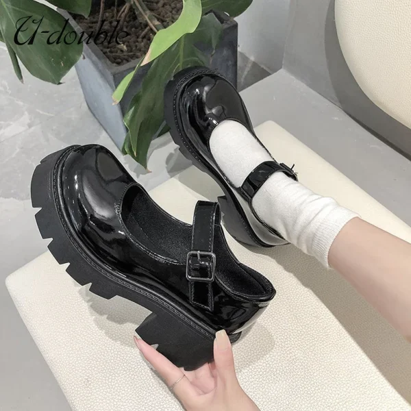 Women Shoes Japanese Style Lolita Shoes Women Vintage Soft High Heel - Image 4