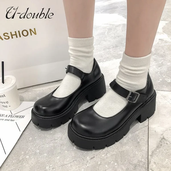 Women Shoes Japanese Style Lolita Shoes Women Vintage Soft High Heel